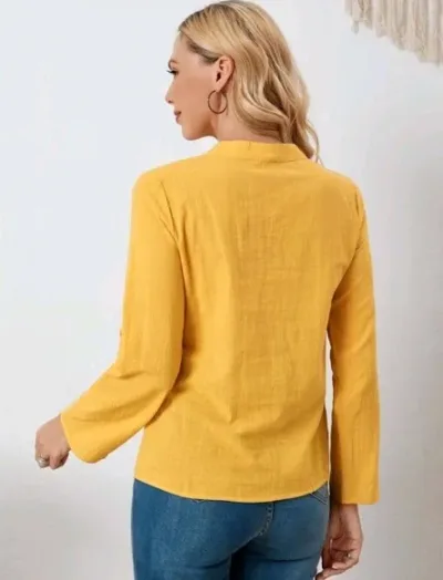 Blusa para dama color mostaza