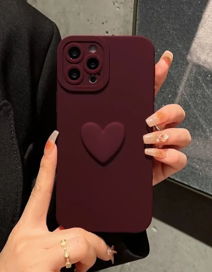 Funda para IPhone 12 color vino