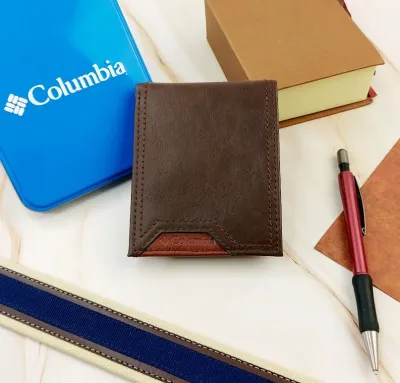 Billetera Columbia para caballero color café