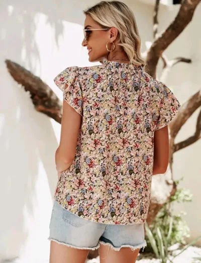 Blusa para dama diseño floral