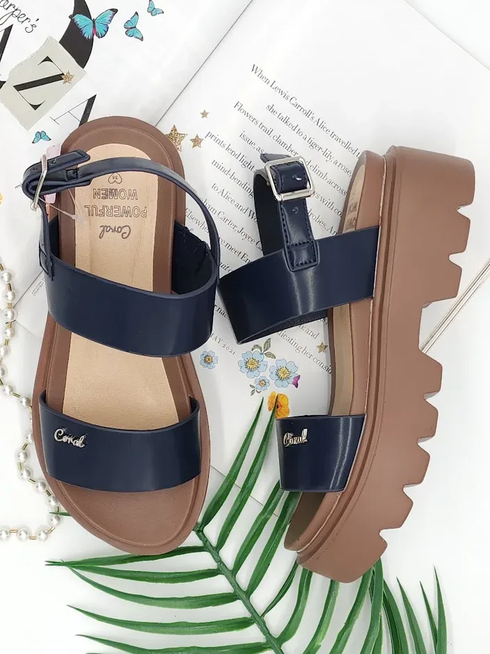 Sandalias Coral para dama Maggie 2 Navy Pu