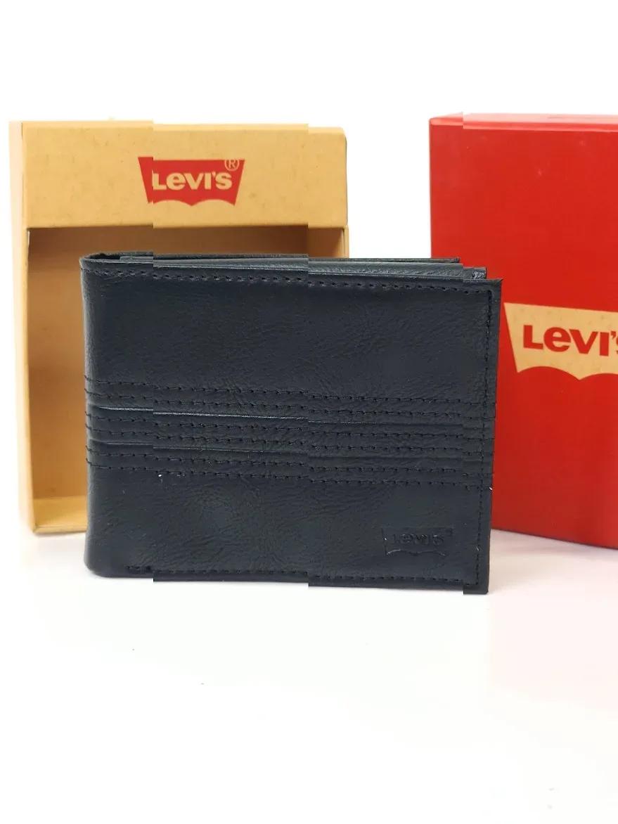 Billetera LEVIS para caballero color negro