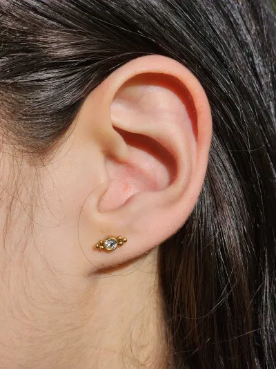 Piercing de acero inoxidable