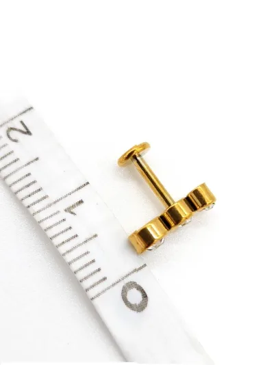 Piercing de acero inoxidable