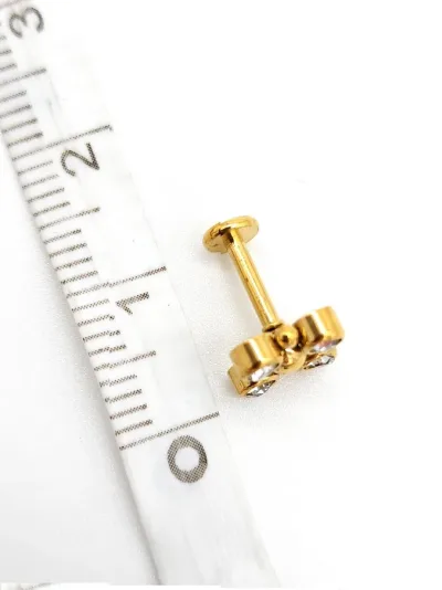 Piercing de acero inoxidable