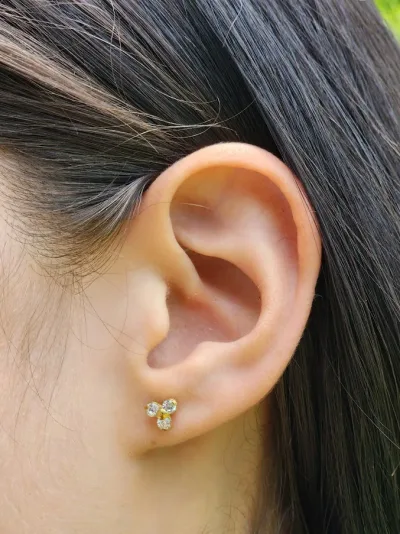 Piercing de acero inoxidable