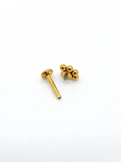 Piercing de acero inoxidable