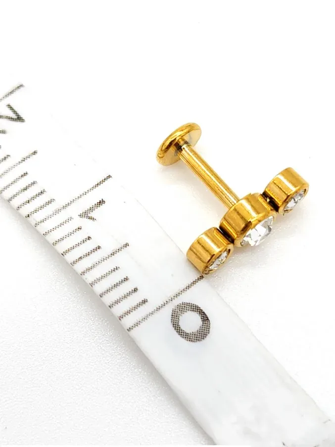 Piercing de acero inoxidable