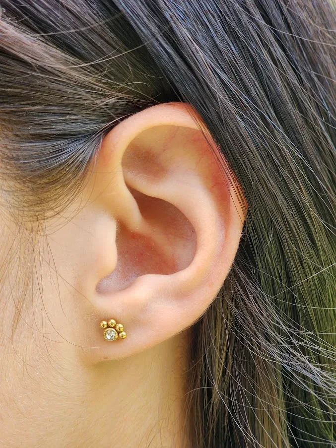 Piercing de acero inoxidable