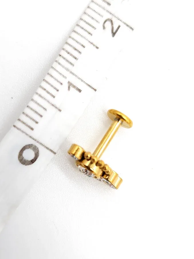 Piercing de acero inoxidable