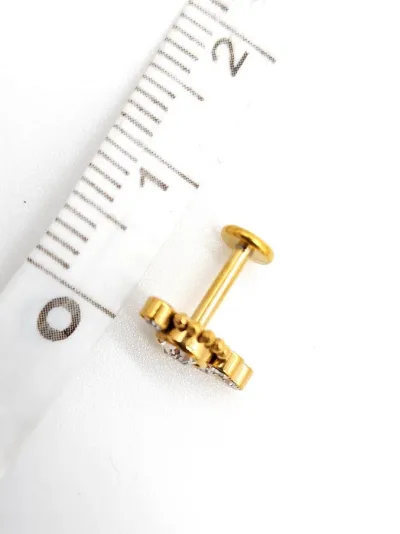 Piercing de acero inoxidable