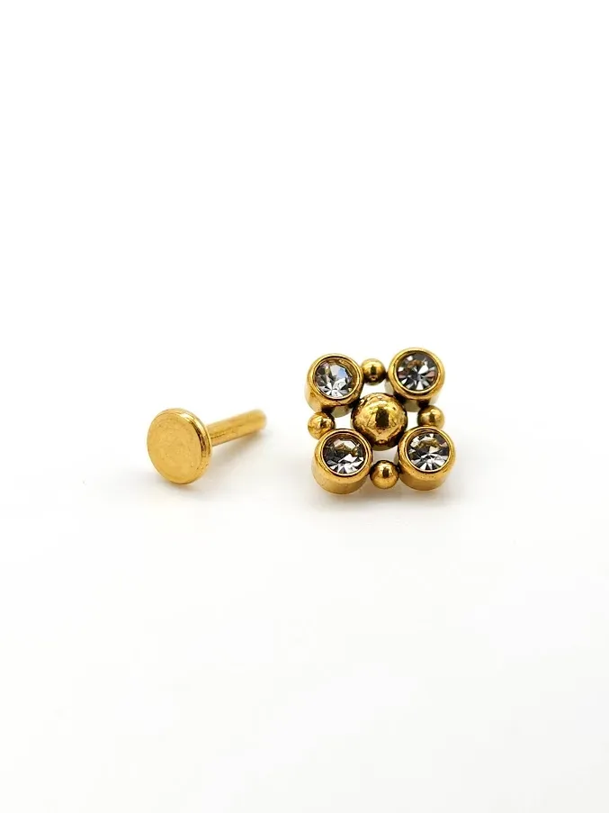 Piercing de acero inoxidable