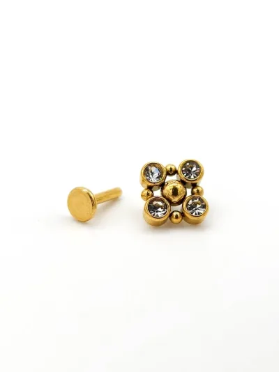 Piercing de acero inoxidable