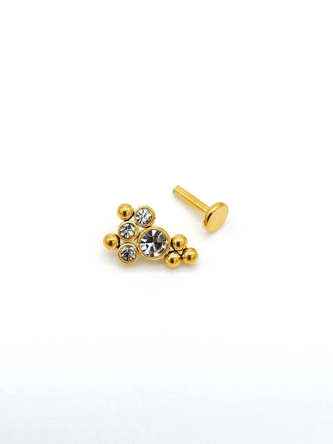 Piercing de acero inoxidable