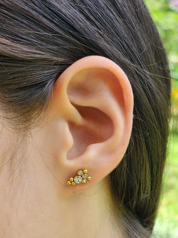 Piercing de acero inoxidable