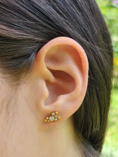 Piercing de acero inoxidable