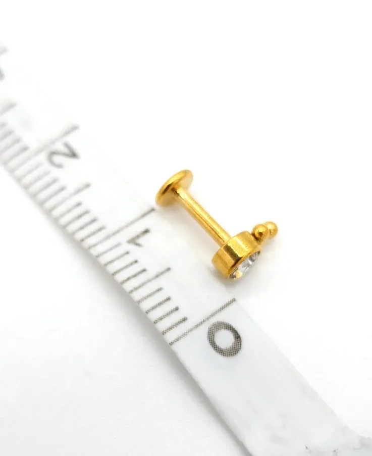 Piercing de acero inoxidable