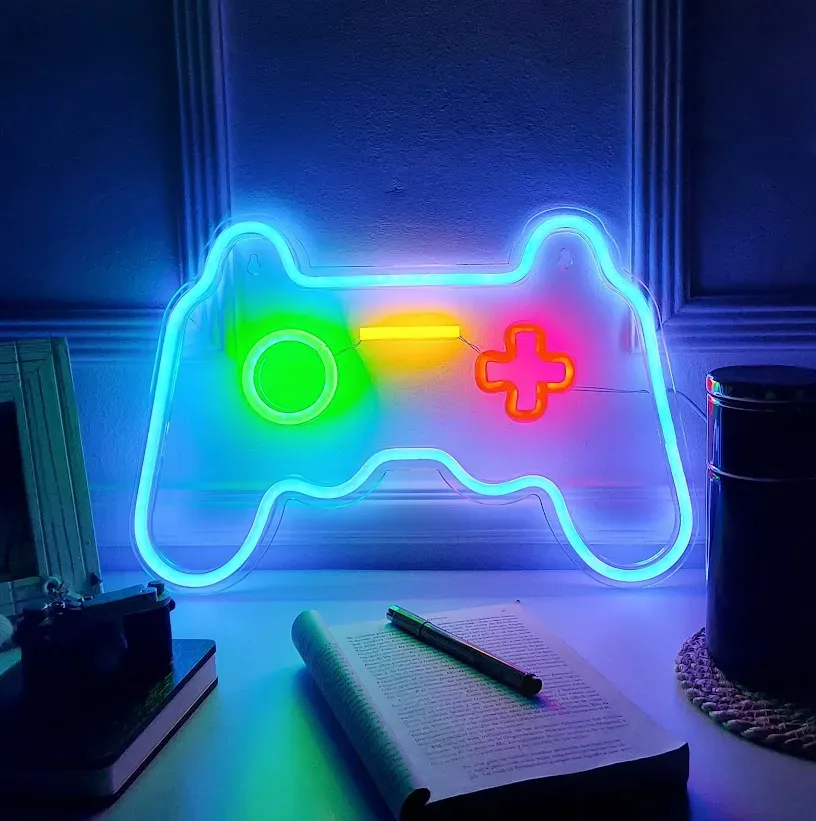 LED decorativa alámbrica USB diseño de control de videojuegos