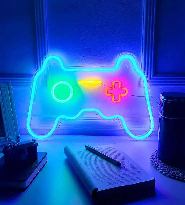 LED decorativa alámbrica USB diseño de control de videojuegos