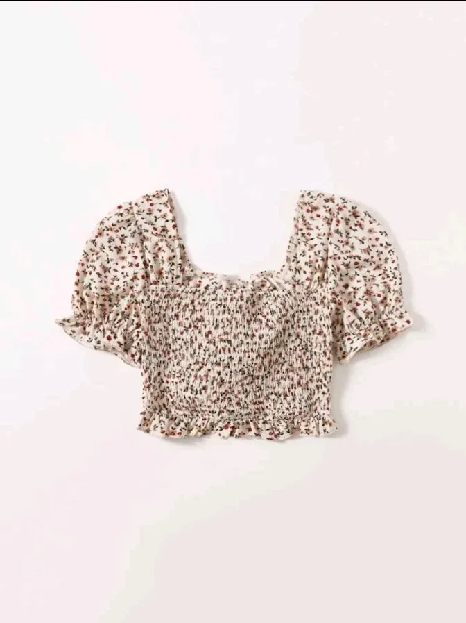 Crop Top floreado