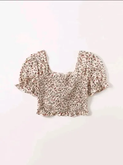 Crop Top floreado