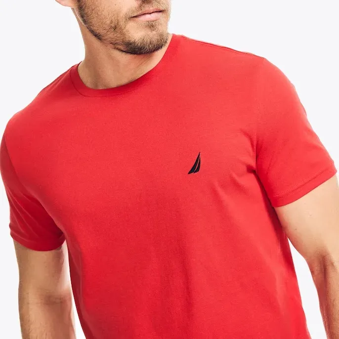 Camiseta Náutica para caballero color rojo