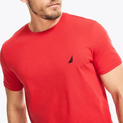 Camiseta Náutica para caballero color rojo