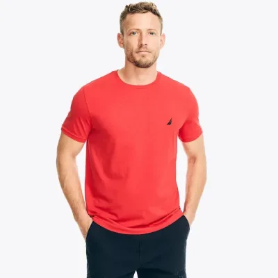 Camiseta Náutica para caballero color rojo