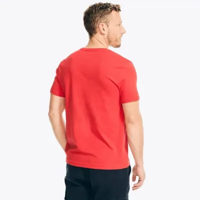 Camiseta Náutica para caballero color rojo