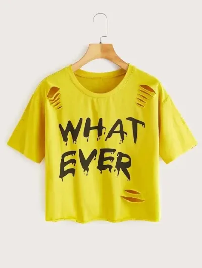 Camiseta para dama color amarillo