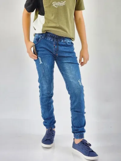 Joggers Cambridge Polo Club para Niño color azul