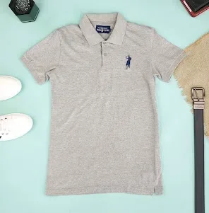Camiseta Cambrige Polo Club para caballero color gris.