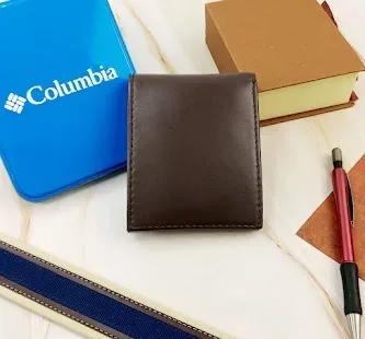 Billetera Columbia para caballero color café