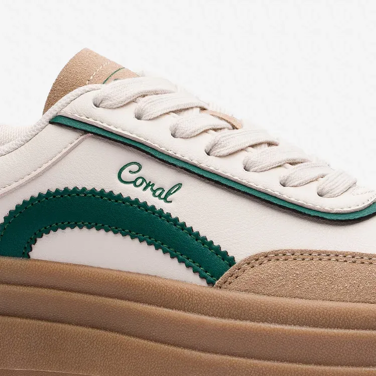 Tenis Coral Naoko  Cream para dama