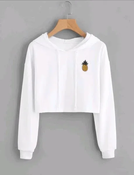 Suéter para dama color blanco detalle de piña