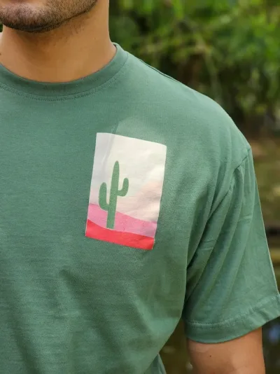 Camiseta para caballero Estivaneli color verde