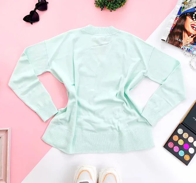Sueter Tommy Hilfiger para Dama color verde agua