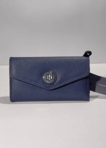 Cartera Tommy Hilfiger para dama color azul