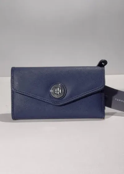 Cartera Tommy Hilfiger para dama color azul