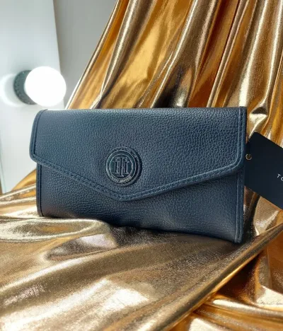 Cartera Tommy Hilfiger para dama color azul