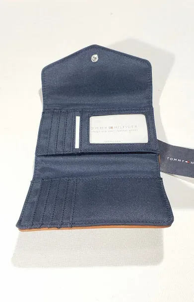 Cartera Tommy Hilfiger para dama color azul