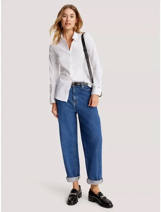 Camisa Tommy Hilfiger para dama color blanco