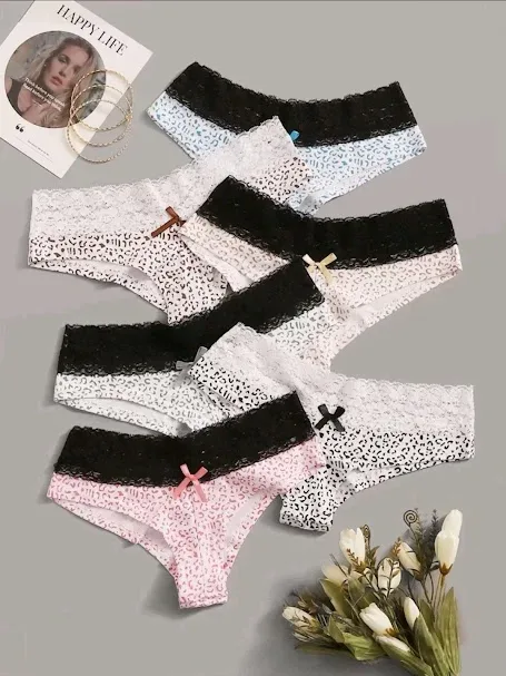 Set de bragas para dama color Multicolor