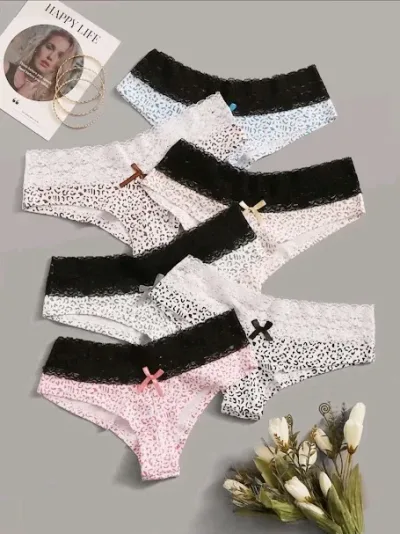 Set de bragas para dama color Multicolor