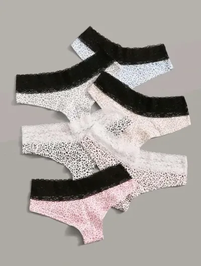 Set de bragas para dama color Multicolor