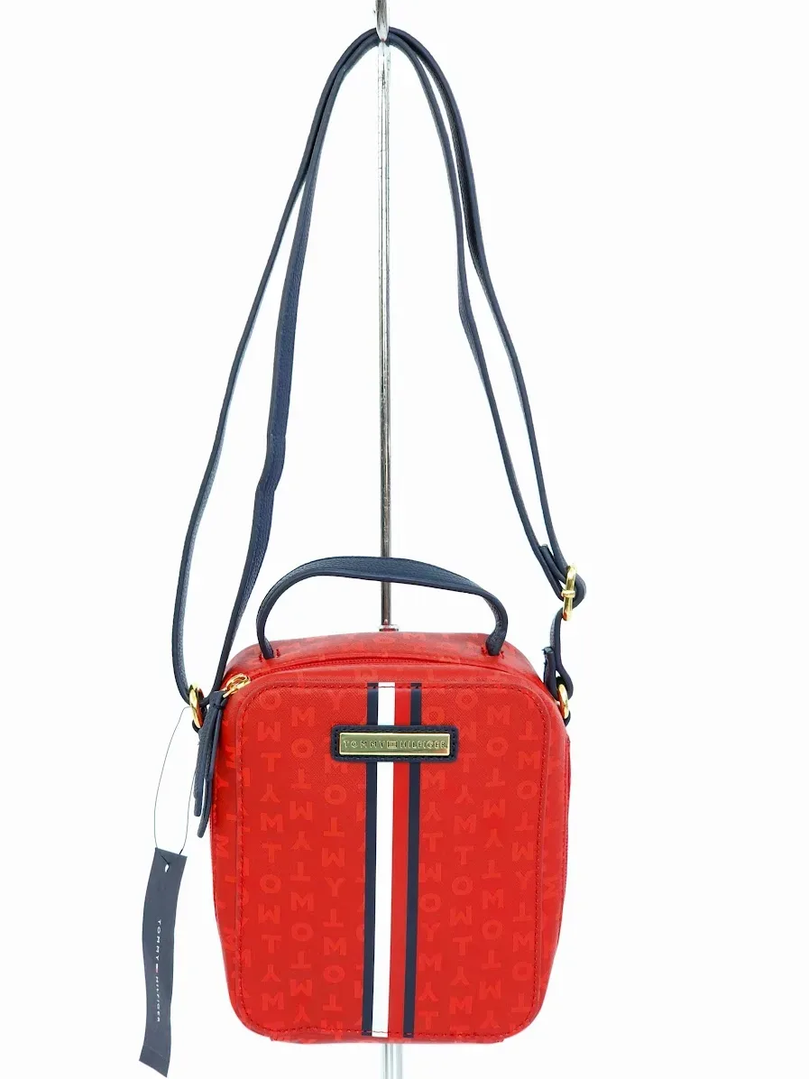 Bolso de hombro Tommy Hilfiger para dama color rojo