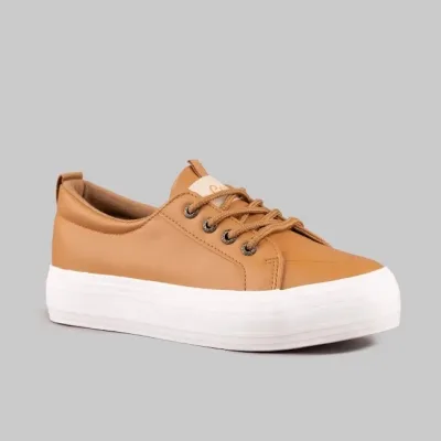 Tenis Coral para dama color camel Kindsay 2 Camel
