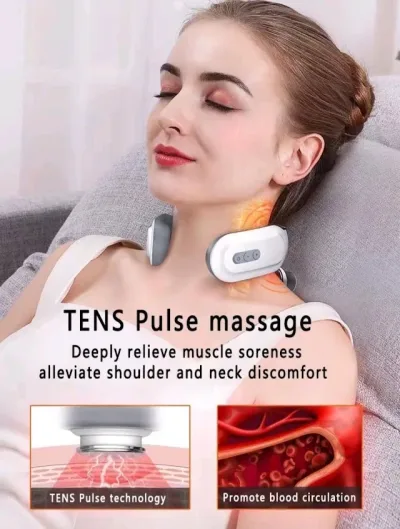 Masajeador eléctrico de cuello sin cable inteligente