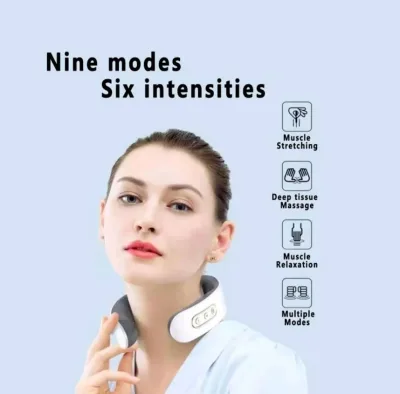 Masajeador eléctrico de cuello sin cable inteligente