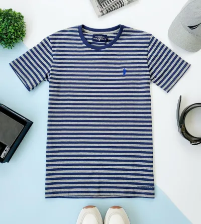 Camiseta Cambridge Polo Club para caballero diseño a rayas